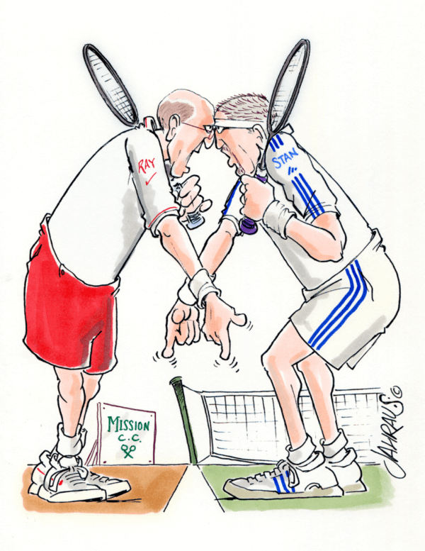 angry tennis player cartoon 1
