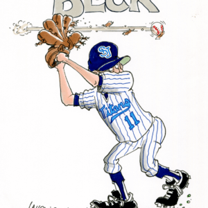 baseball fielder cartoon 1