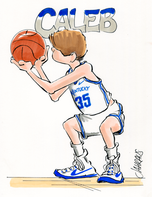 basketball player cartoon 2