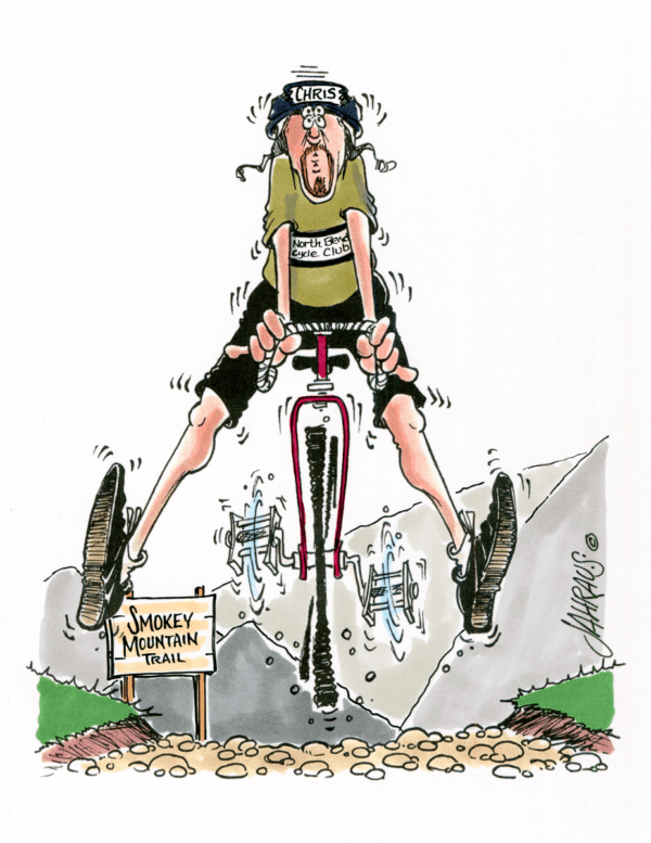 biker cartoon 1