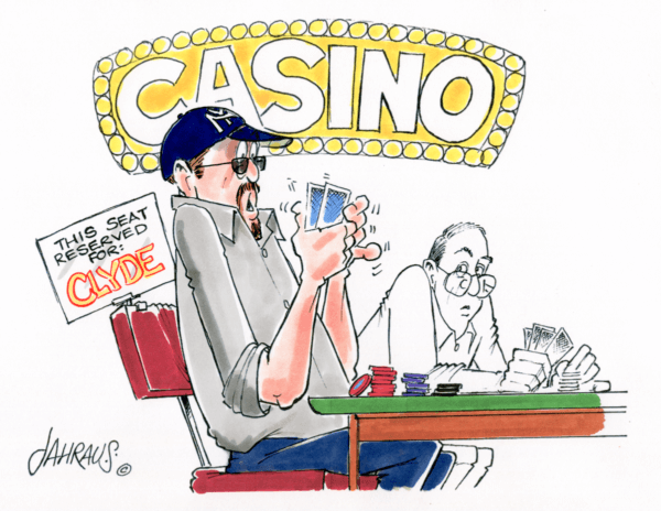 card player cartoon 1