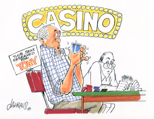 card player cartoon 2