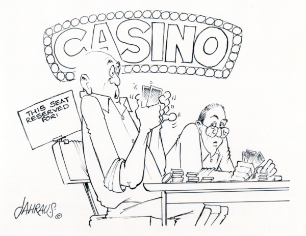 card player cartoon 3