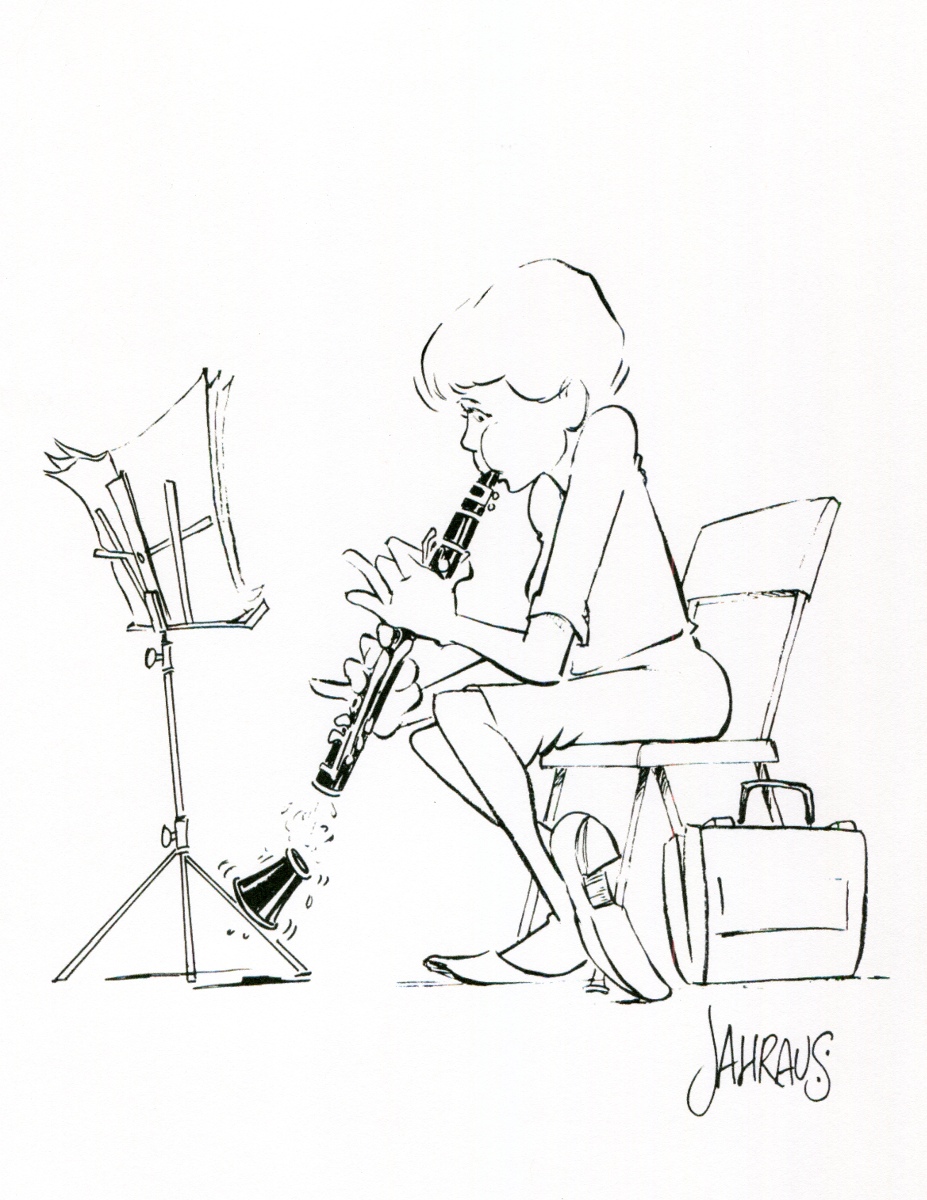 clarinet cartoon