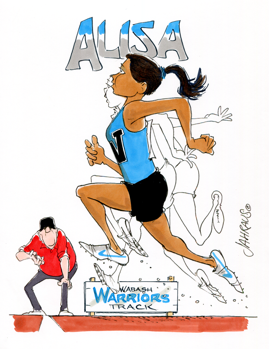 Cross Country/Track Cartoon | Fun Gift for Cross Country/track Runner