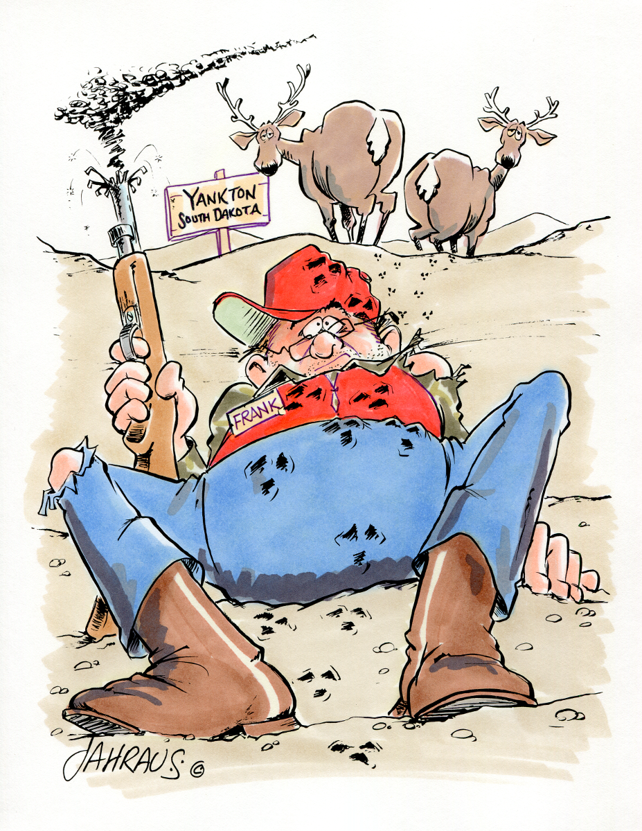 Deer Hunter Cartoon | Funny Gift for Deer Hunter