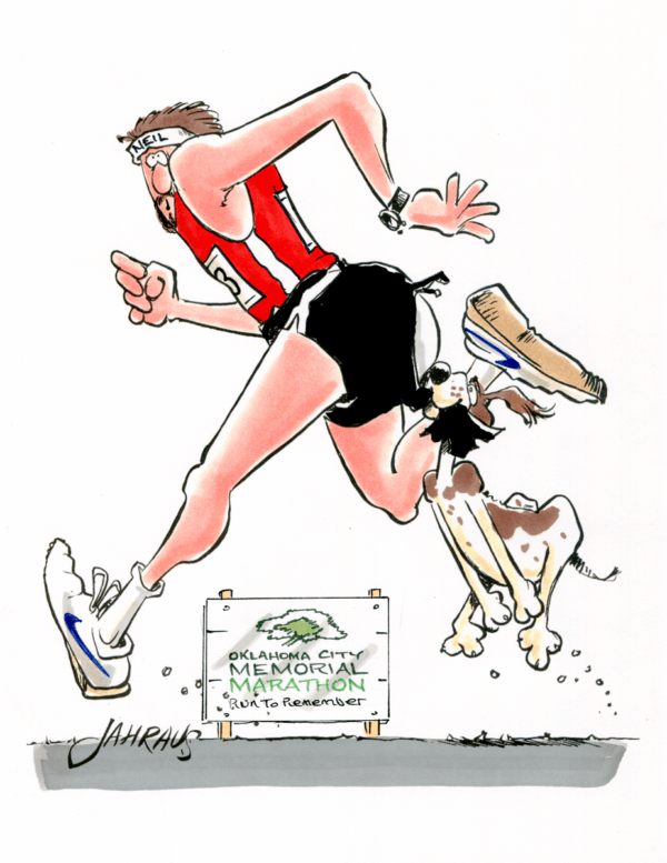 distance runner cartoon 1