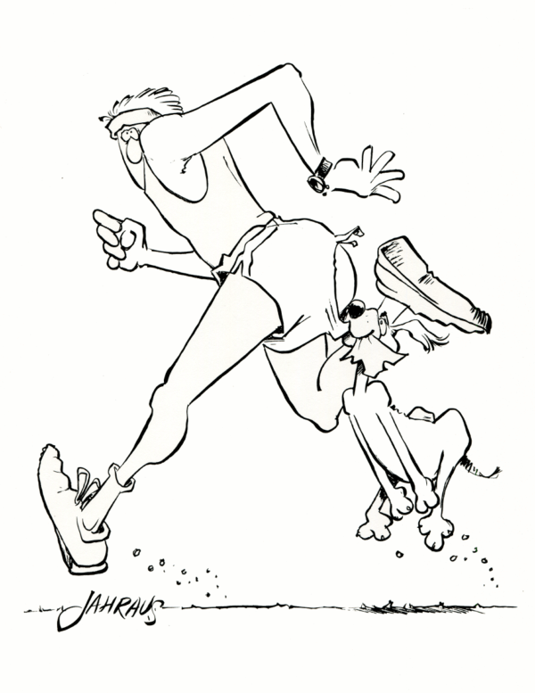 distance runner cartoon 3