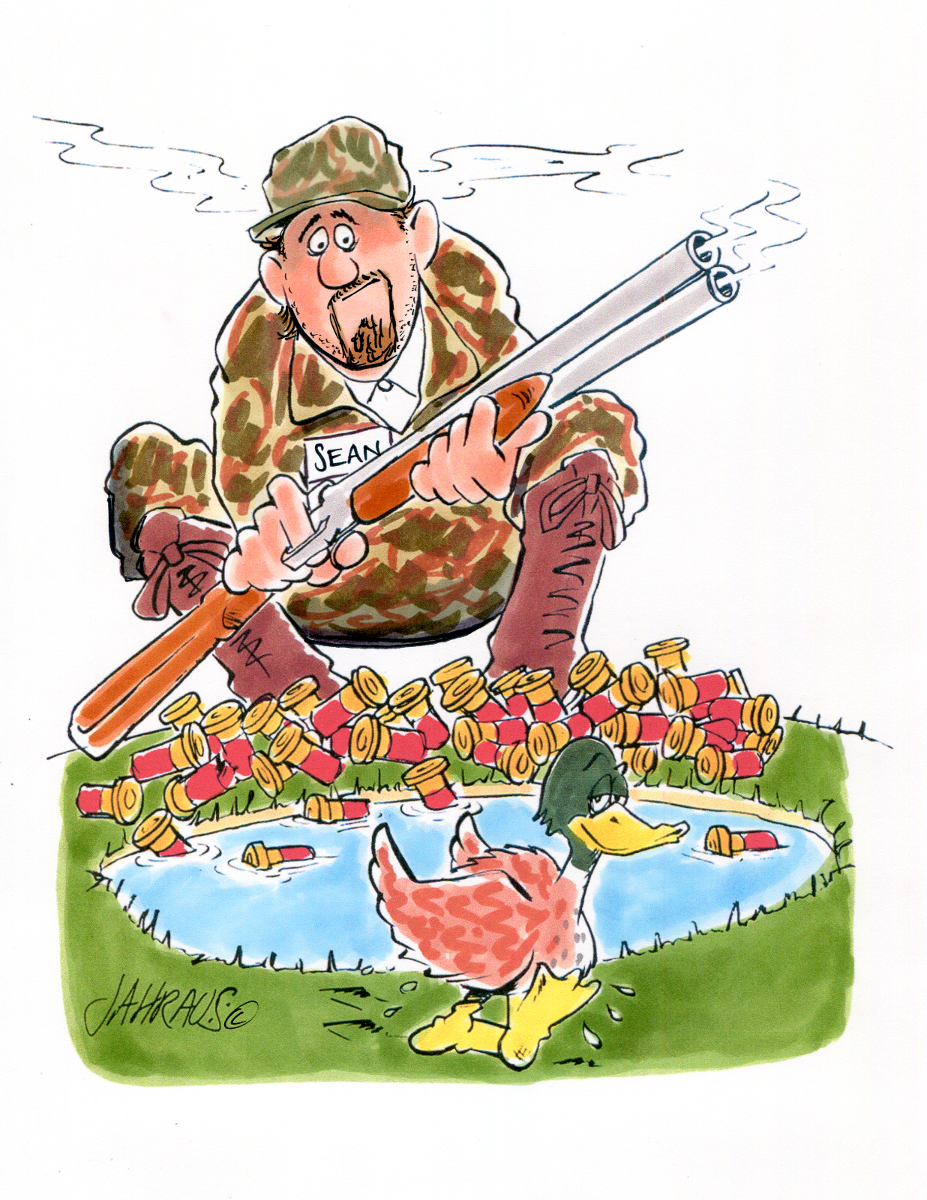 Duck Hunter Cartoon | Funny Gift for Duck Hunter