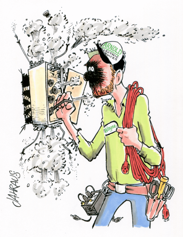electrician cartoon 2