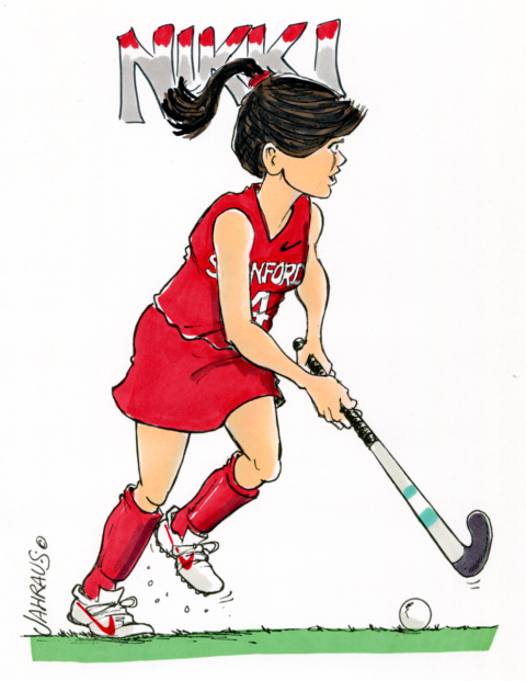 Field Hockey Cartoon | Fun Gift for Field Hockey Player