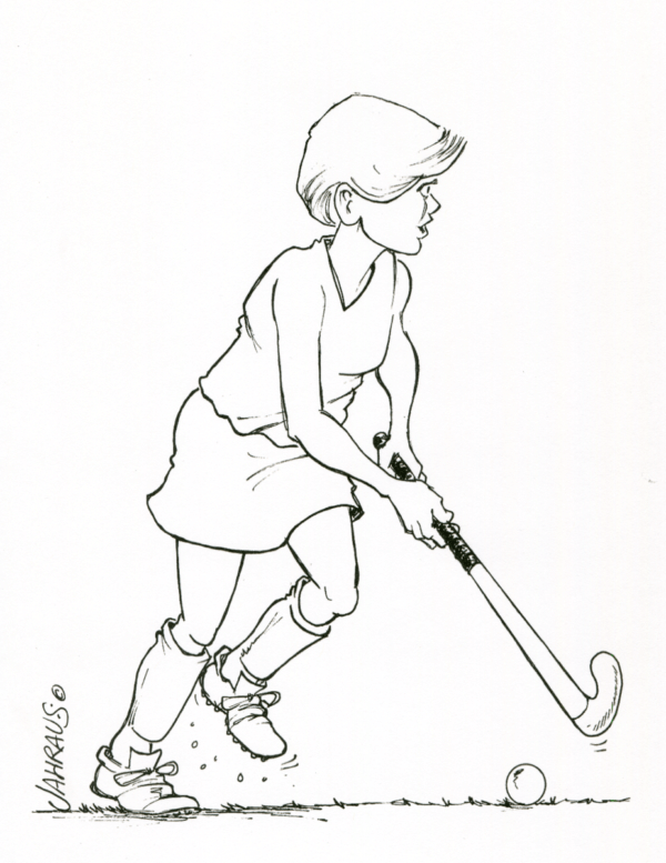 field hockey cartoon 3