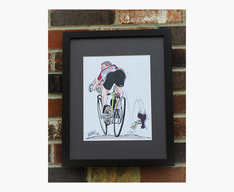 framed plexiglass cartoon gift