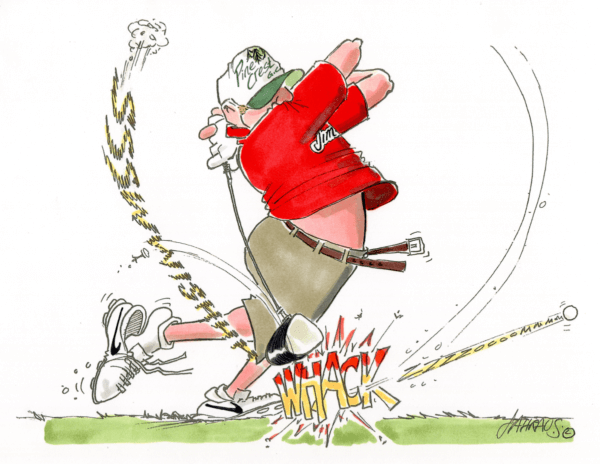 golf driver cartoon 2