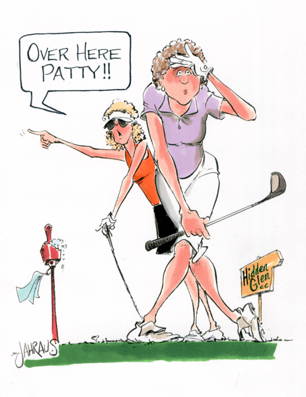 golf partners cartoon 2