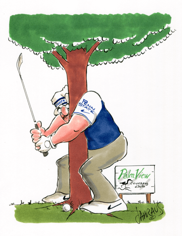 golf rough cartoon 1