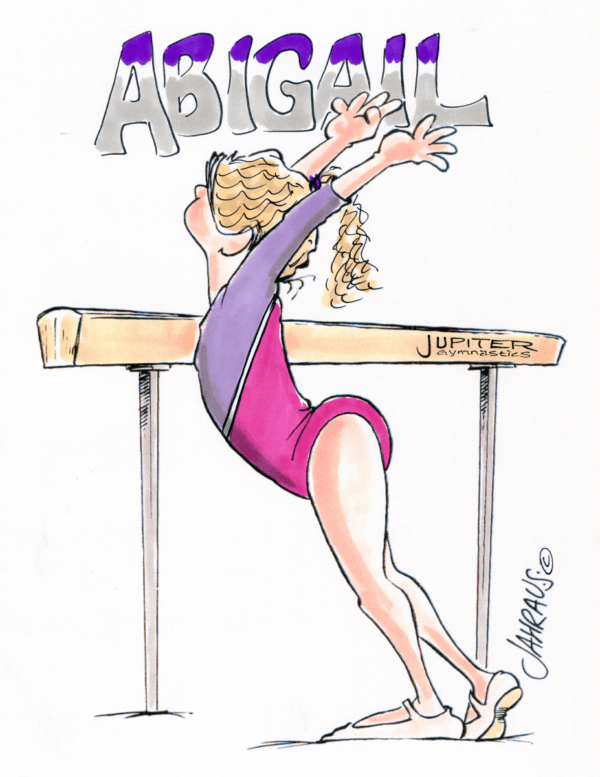 gymnast cartoon 2