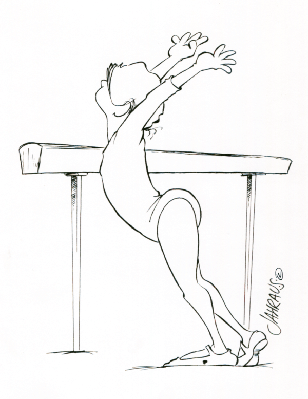 gymnast cartoon 3