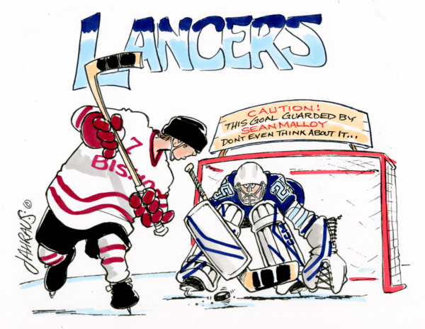 hockey goalie cartoon 1