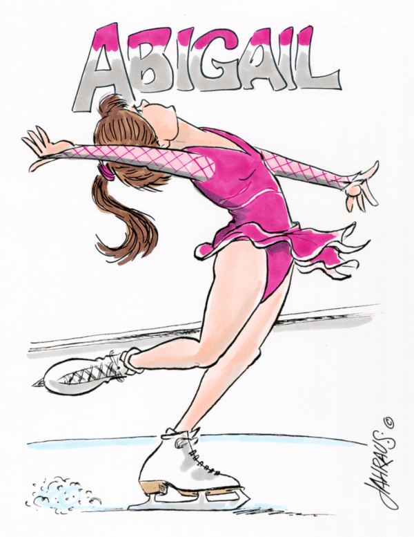 ice skater cartoon 1