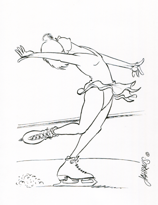 ice skater cartoon 3