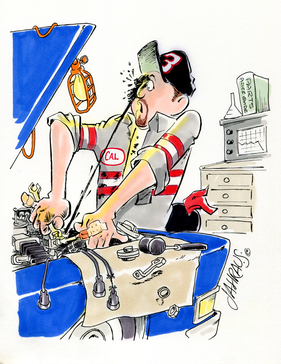 Mechanic Cartoon | Funny Gift for Mechanic