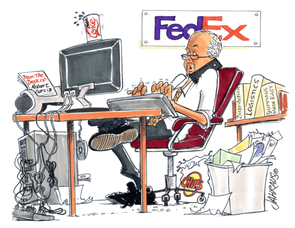 office worker cartoon 1