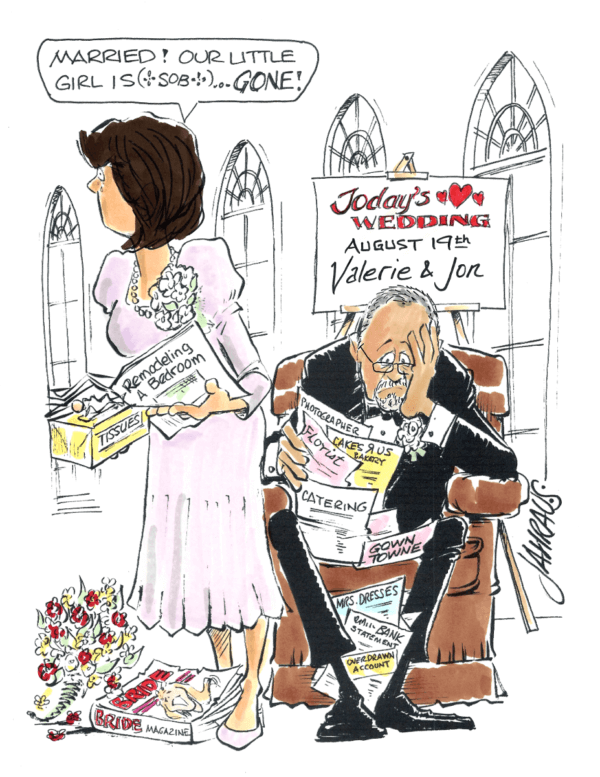 parents of the bride cartoon 2