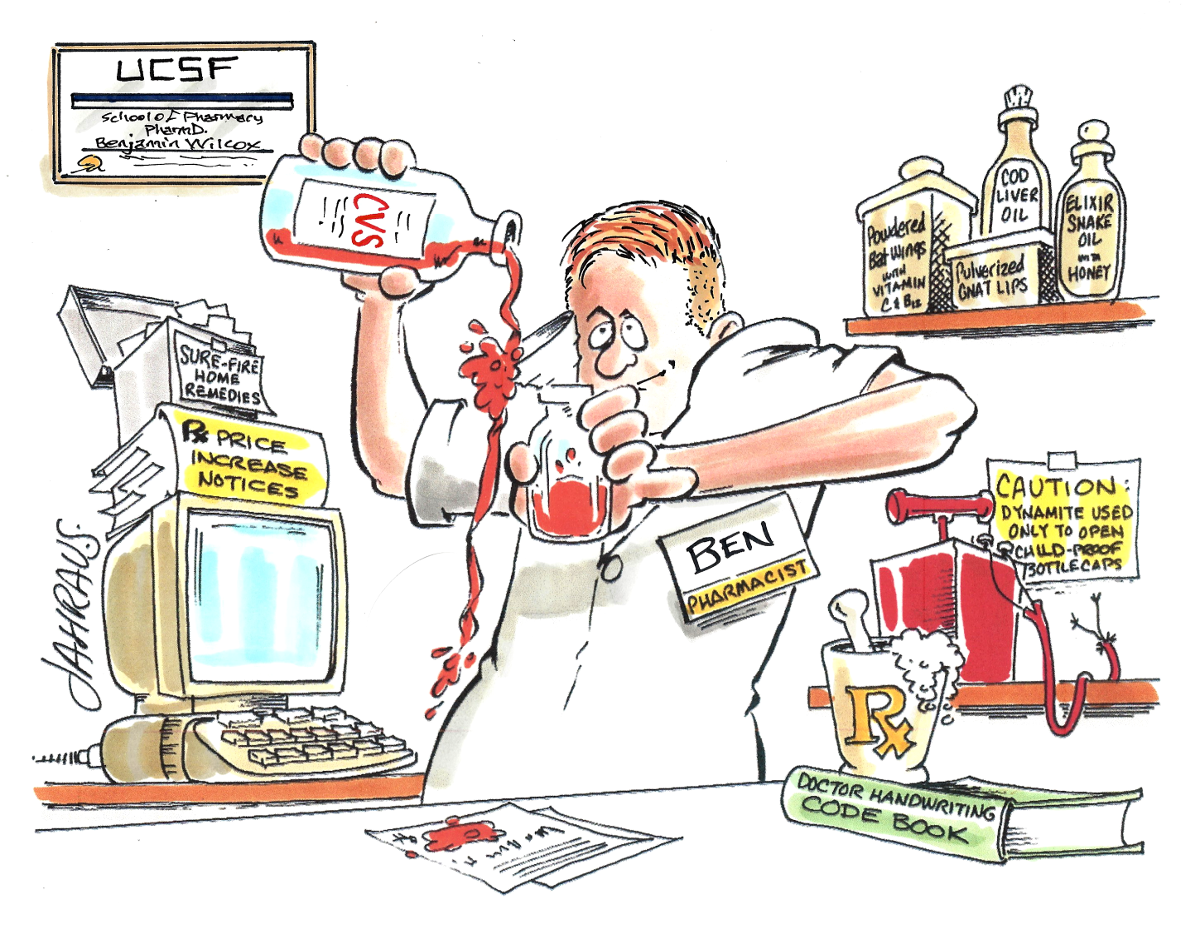 Pharmacist Cartoon | Funny Gift for Pharmacist