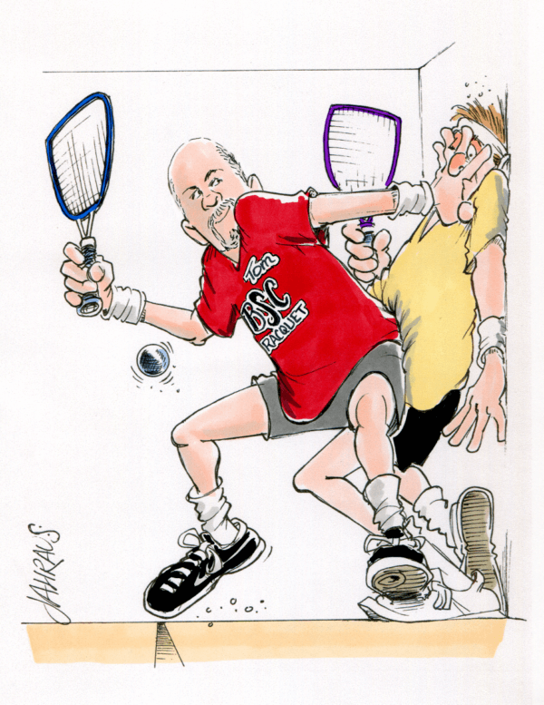 racquetball cartoon 2