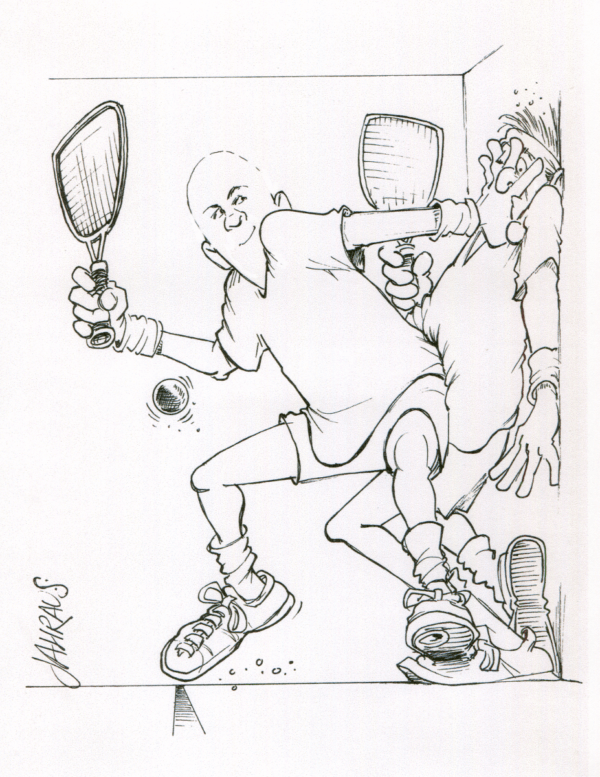 racquetball cartoon 3