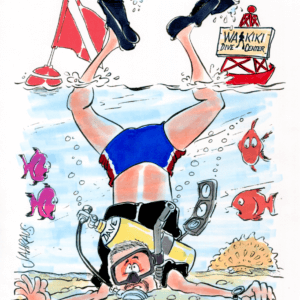 scuba diver cartoon 1