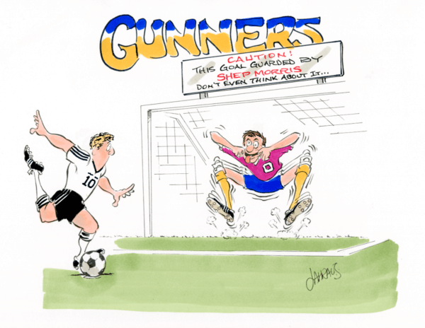 soccer goalie cartoon 1