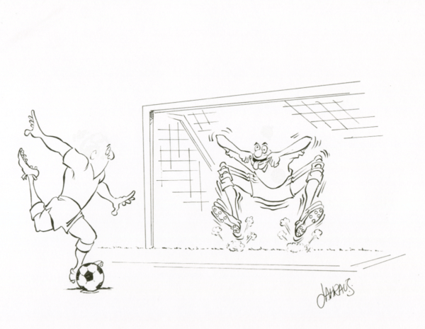 soccer goalie cartoon 3