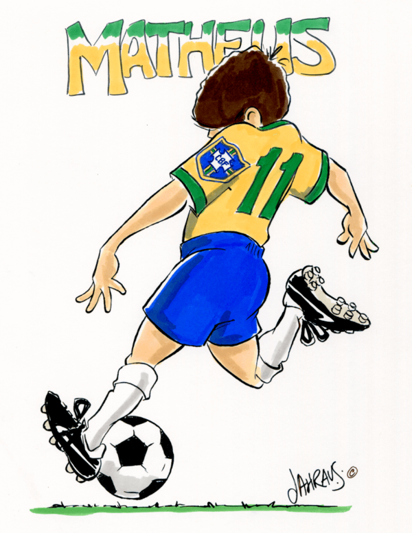 soccer kick cartoon 1