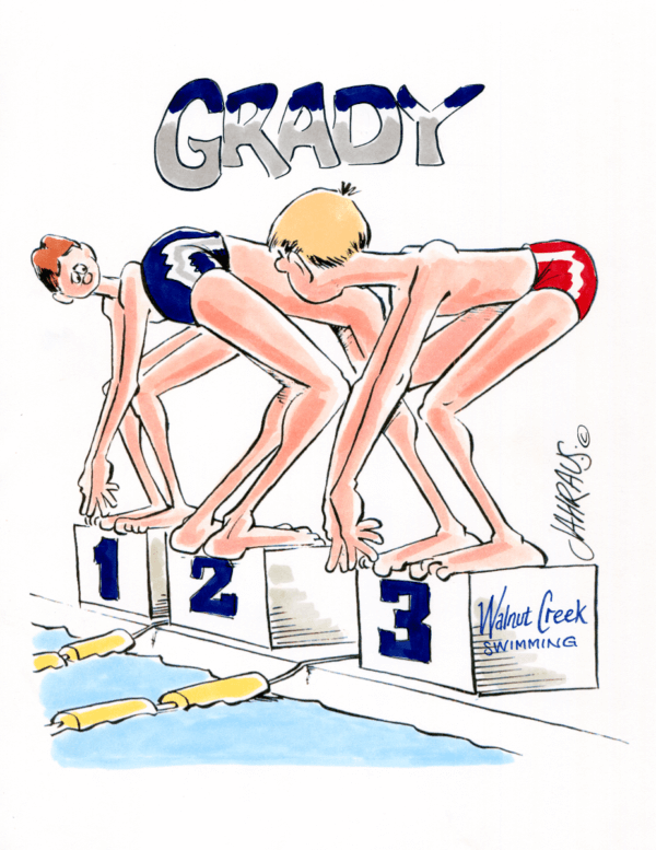 swimmer cartoon 1
