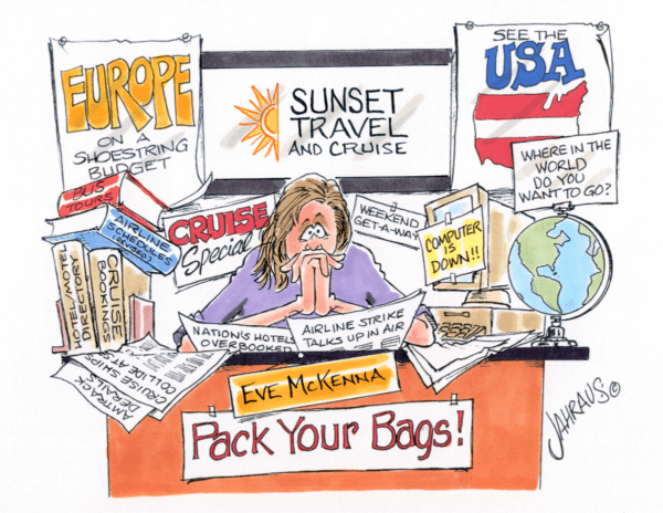 travel agent cartoon 1