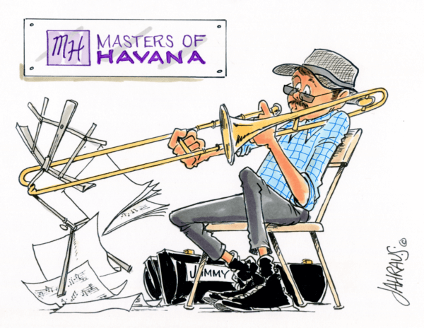 trombonist cartoon 2
