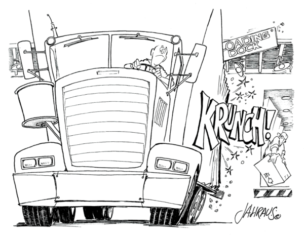 truck driver cartoon 3