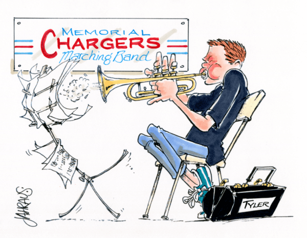 trumpeter cartoon 1