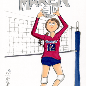 volleyball setter cartoon 2