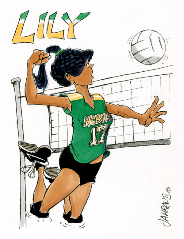 volleyball spike cartoon 1